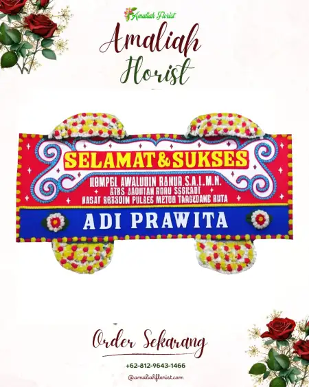 Papan Bunga Ucapan Selamat Ganjaran